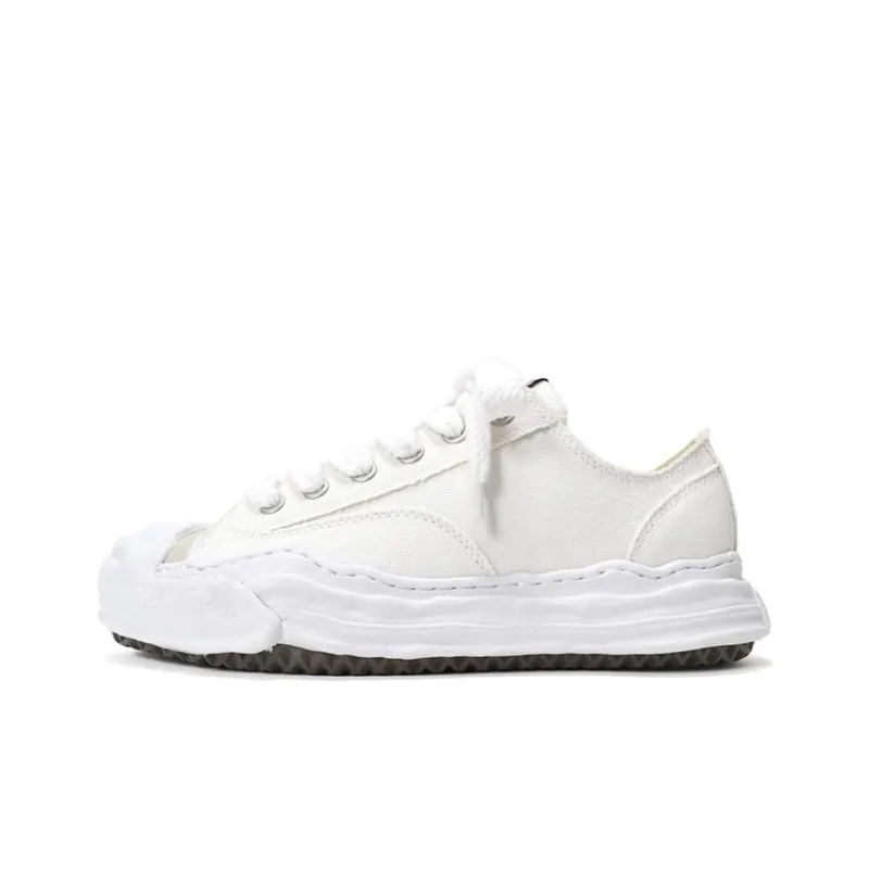 MIHARA YASUHIRO Hank OG Sole Canvas Low White-0