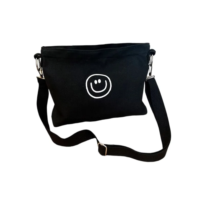 ADOONGA Canvas One Shoulder Crossbody Canvas Bag Regular Unisex Ecru-14