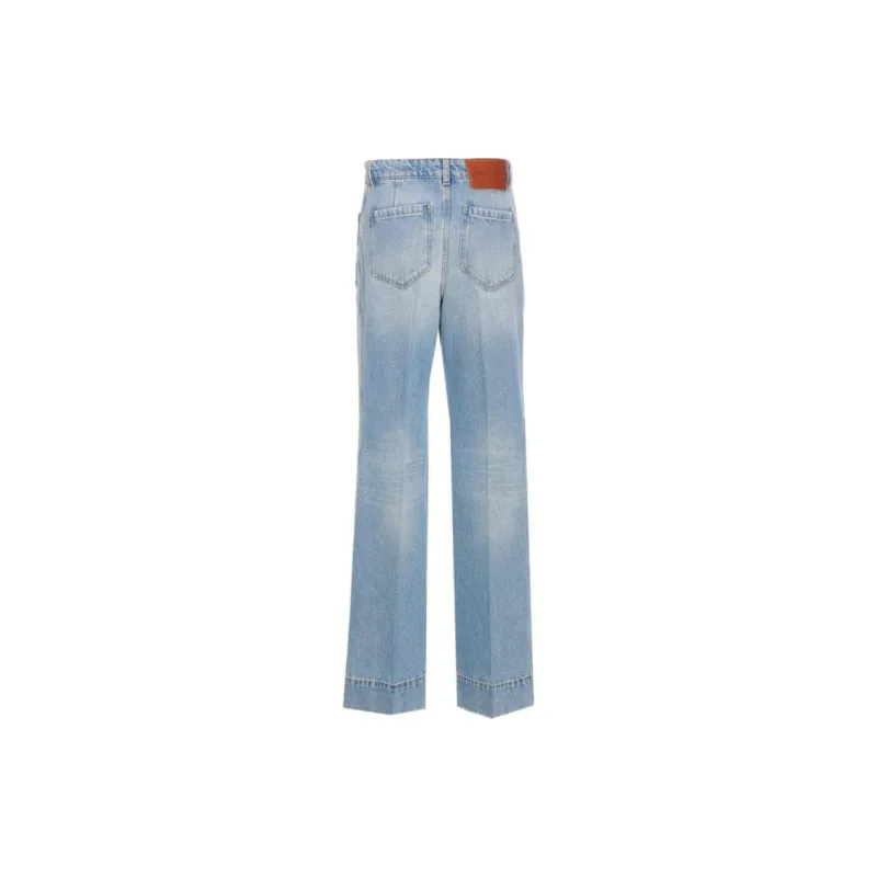 Victoria Beckham Alina Wide Leg Jeans-1