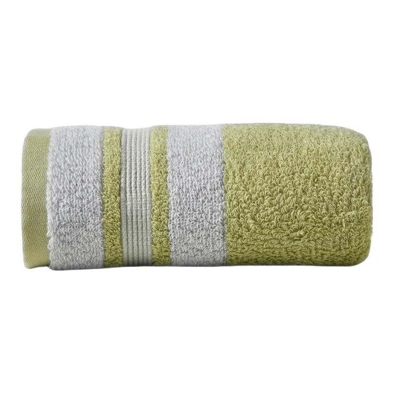 HLA Classic Color Blocking 100% Cotton Towel Bath Towel-4