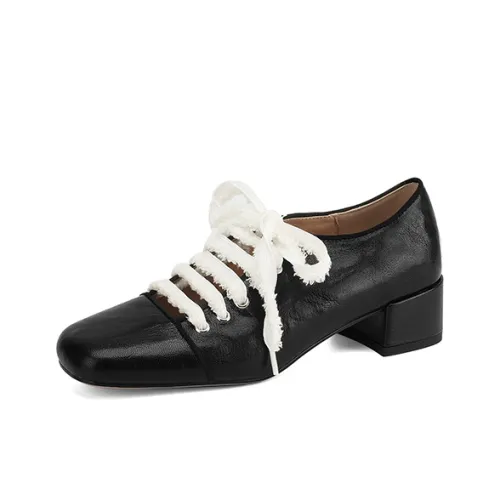 XIAOAJUE Casual Single Shoes 4cm Women's