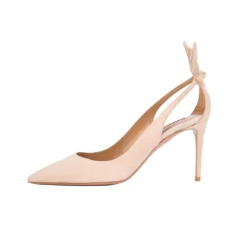 AQUAZZURA Slim Heel High Heels Women's Nude