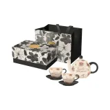 Chunshan Collection, Petal Style, 1 Teapot, 2 Cups, 2 Saucers, Gift Box Set