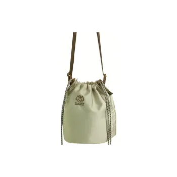 LiNing DANSKIN Polyester Bucket Bag Crossbody Bag Regular Women's Mustard Yellow/Stone Umber