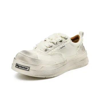 MODENGPAN Breathable Low Top Canvas Shoes Unisex