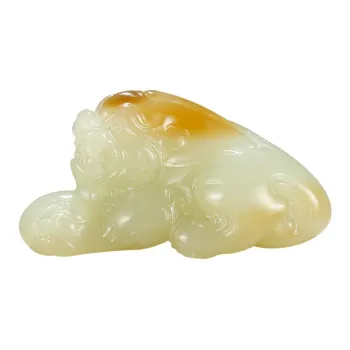 Treasure Pendants Pale Greenish White Jade Unisex