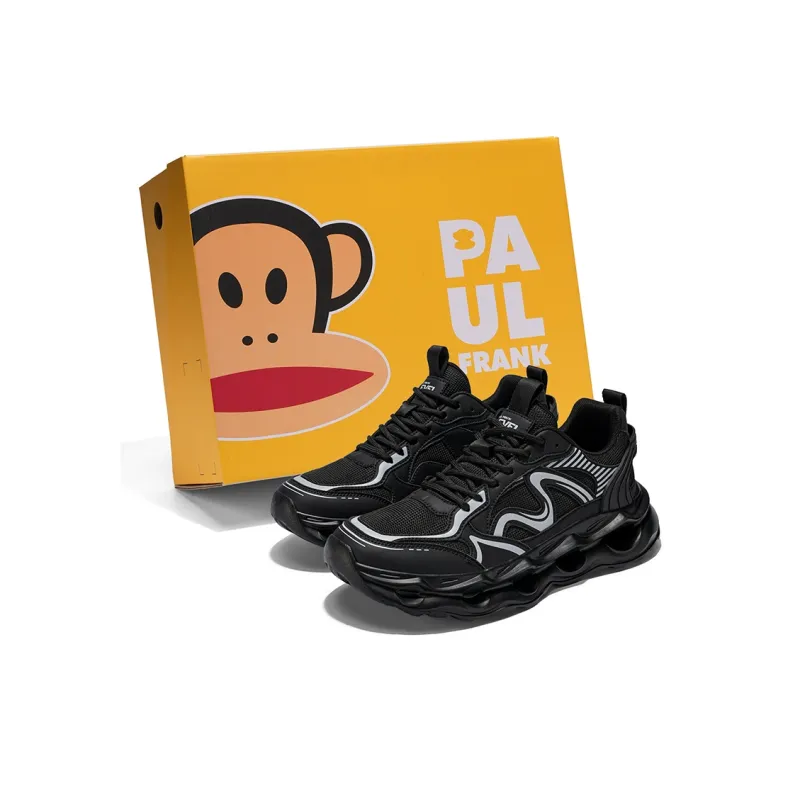 PAUL FRANK Students' Breathable Mesh Face Shoes Slip Resistant Low Top Chunky Sneakers Men's-1