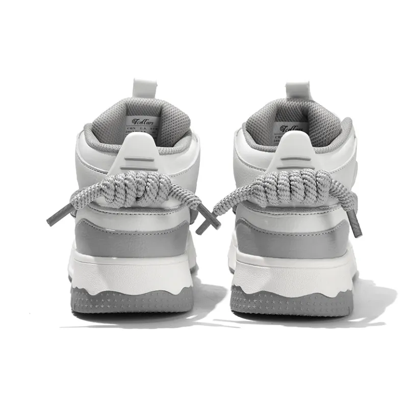 TCELLARS Warm Cushioning Wear-Resistant Lightweight Height Increasing High-Top Skateboard Shoes Unisex Exclusive Box-3