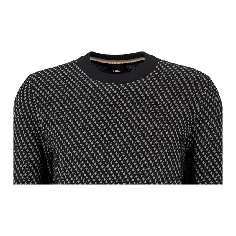 HUGO BOSS FW24 Sweater Men's Black-4