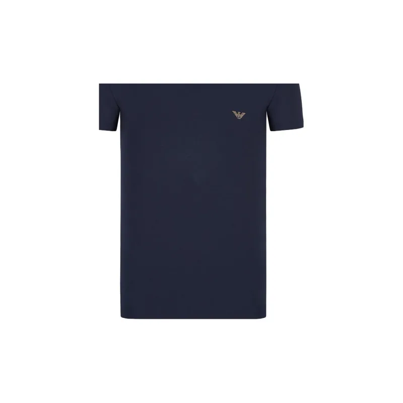 EMPORIO ARMANI Two pack Of Asv Fitted Loungewear T shirts In Soft touch Eco viscose-5