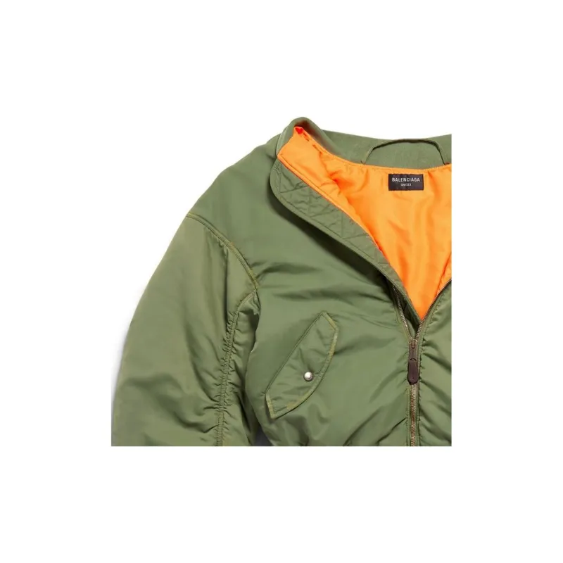 Balenciaga Zip Up Bomber Jacket-5