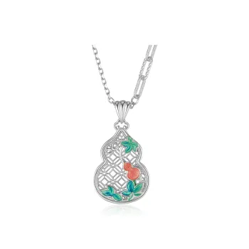 CENTURY&KINDLE 925 Sterling Silver Necklaces Women's