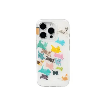 CARECASE TPU Material Running Puppy Phone Case Compatibility With Apple IPhone 16 15 14 Pro Max
