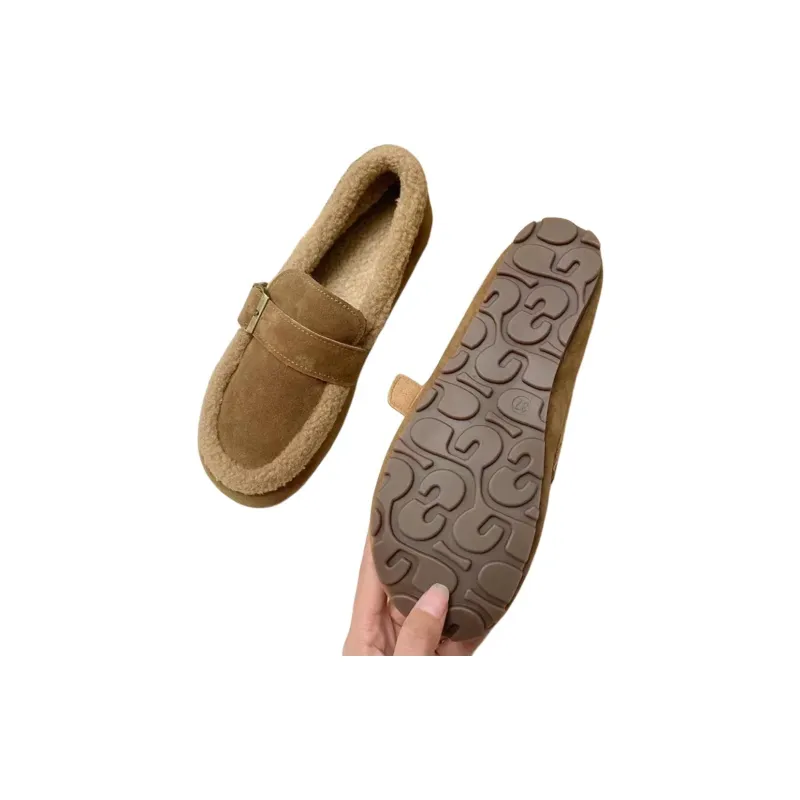 Yamada Hyakuju Home Slippers Coffee, Khaki-4