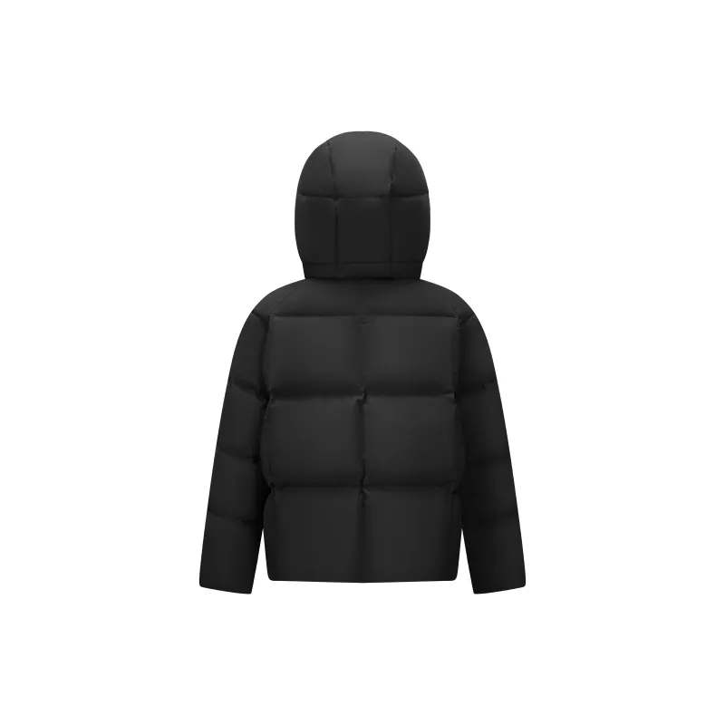 SEM/R Relaxed Oversized Hooded Down Jacket Mid Length Women's-18