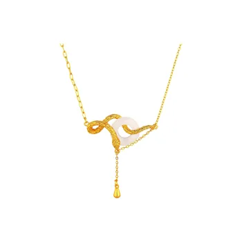 MUSHIFEN Chalcedony Necklaces Women's
