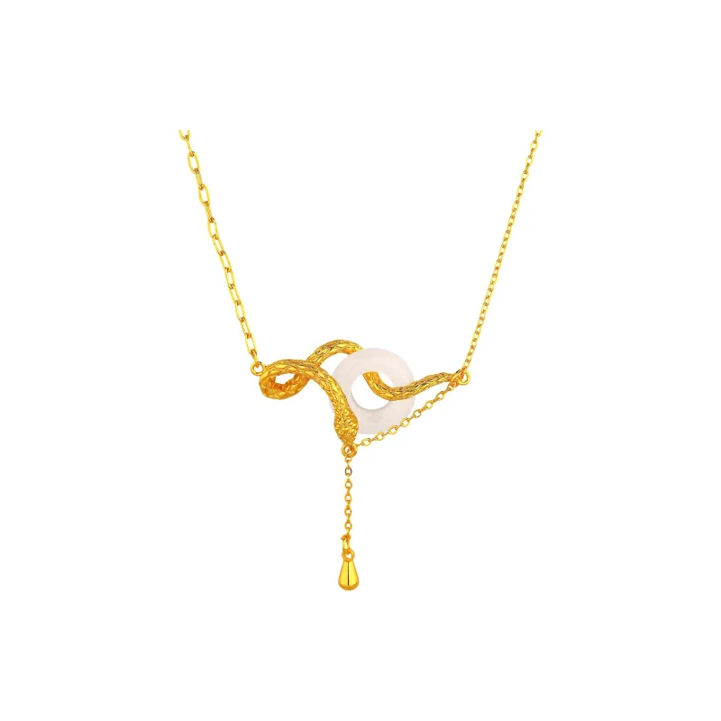 MUSHIFEN Chalcedony Necklaces Women's-0