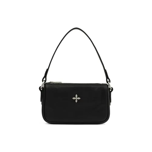 SMFK Cow Leather Handbag puma Size Women's Wilderness Black