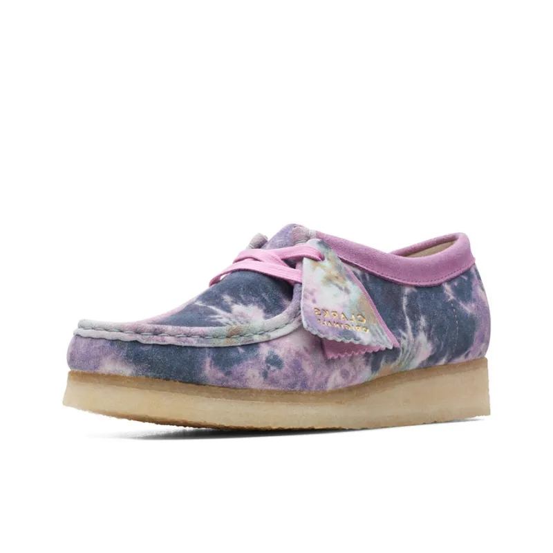 Clarks Originals WALLABEE Casual Single Shoes Women's Pink-1