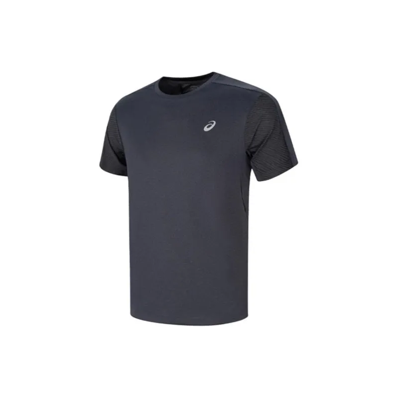 Asics Men Running T Shirt Men's Black-1