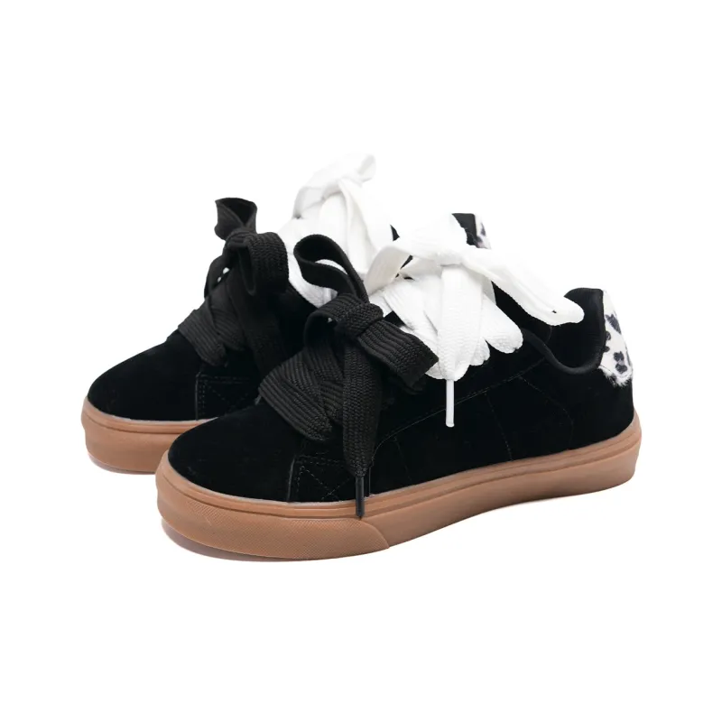 ABCIO Slip Resistant Water Resistant Wear Resistant Height Increasing Low Top Skateboard Shoes Unisex Black-2