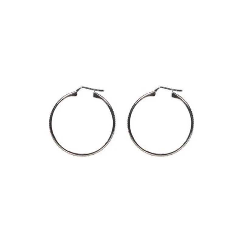 AMINA MUADDI Rih Hoop Embellished Big Earrings-1