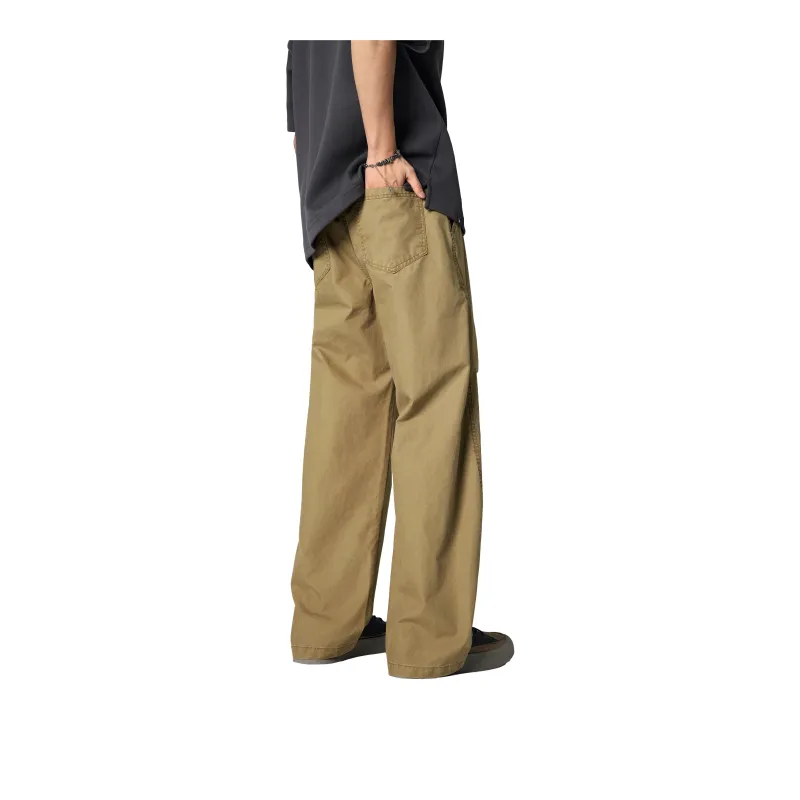 KM Casual Pants Unisex Khaki-1