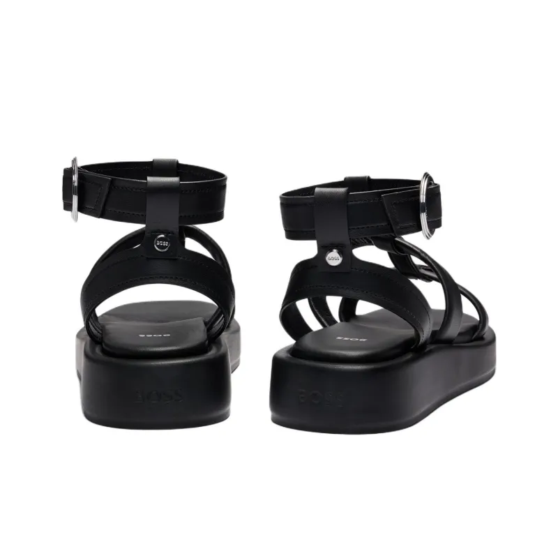 HUGO BOSS Strap Sandals Women's Black-3