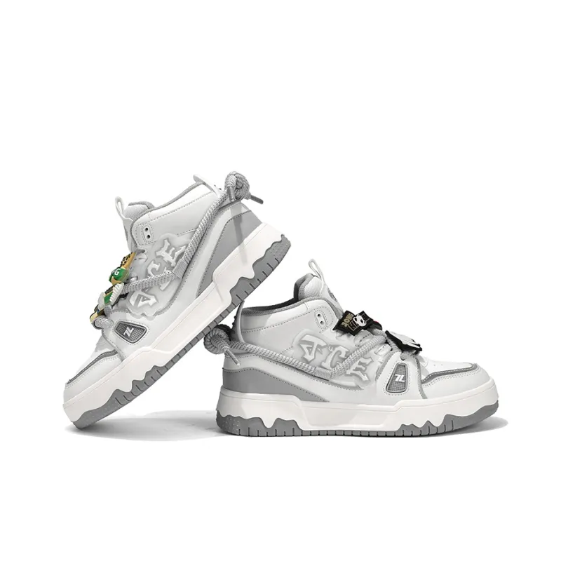 TCELLARS Warm Cushioning Wear-Resistant Lightweight Height Increasing High-Top Skateboard Shoes Unisex Exclusive Box-17