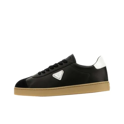 PRADA Low Top Skateboard Shoes Men's Black