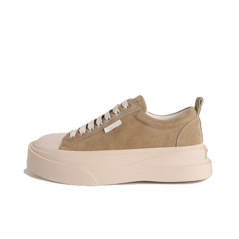 Epide Prefab x MARCHE STUDIOS Slip Resistant Height Increasing Low Top Casual Shoes Unisex Brown-0