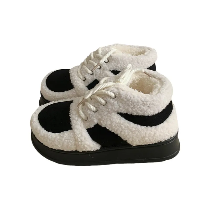 SHIGUDE Cotton Slippers Women's Brown-12
