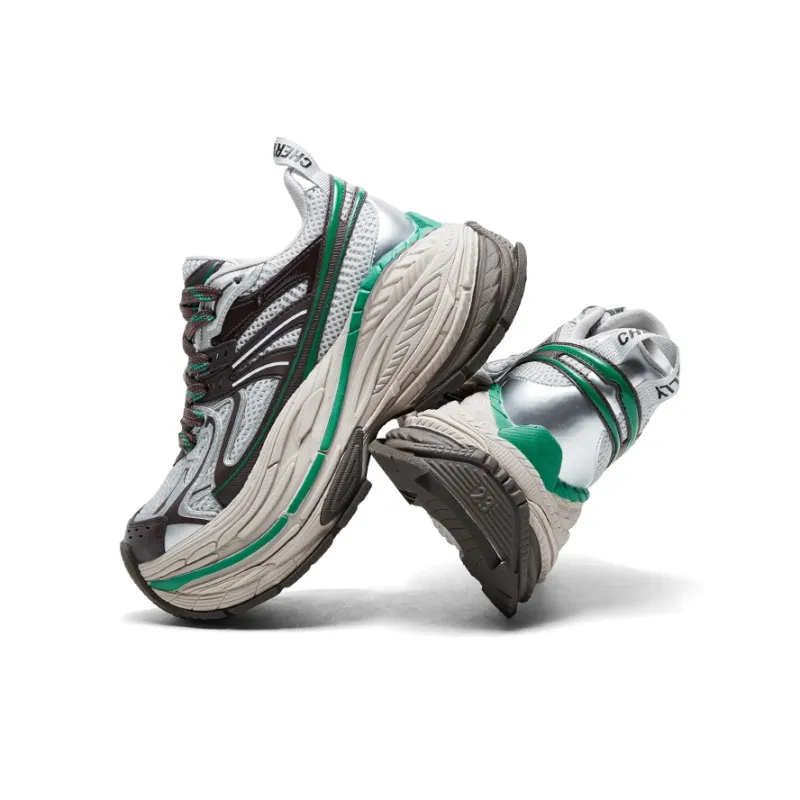 CHERYKALLY Alien Encounter Cushioned Wear Resistant Breathable Height Increasing Low Top Chunky Sneakers Women's-4