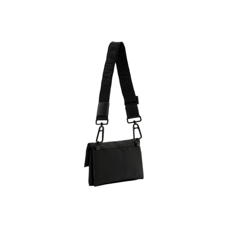 ALLSAINTS Recycled Polyester Shoulder Bag Women's Black-3