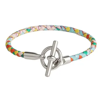HERMES Silk Bracelets Women's Aurora Color