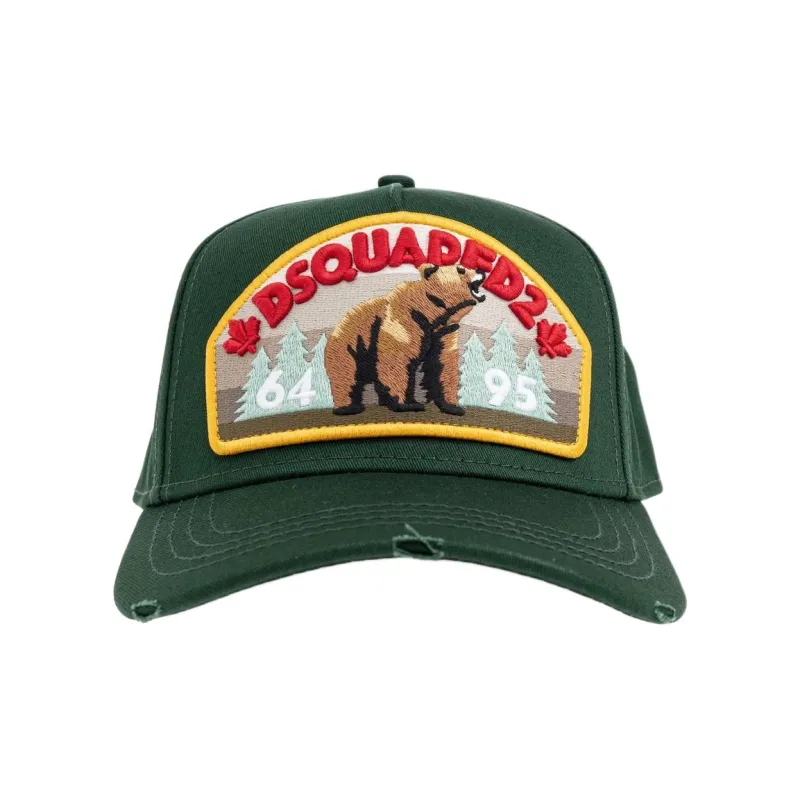 DSQUARED 2 Logo Patch Baseball Cap-0
