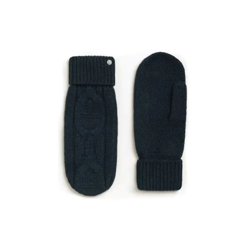 HERMES - Knit Gloves Men's Black