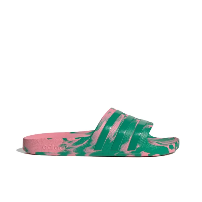 Adidas Adilette Aqua Slides Bliss Pink Court Green-1