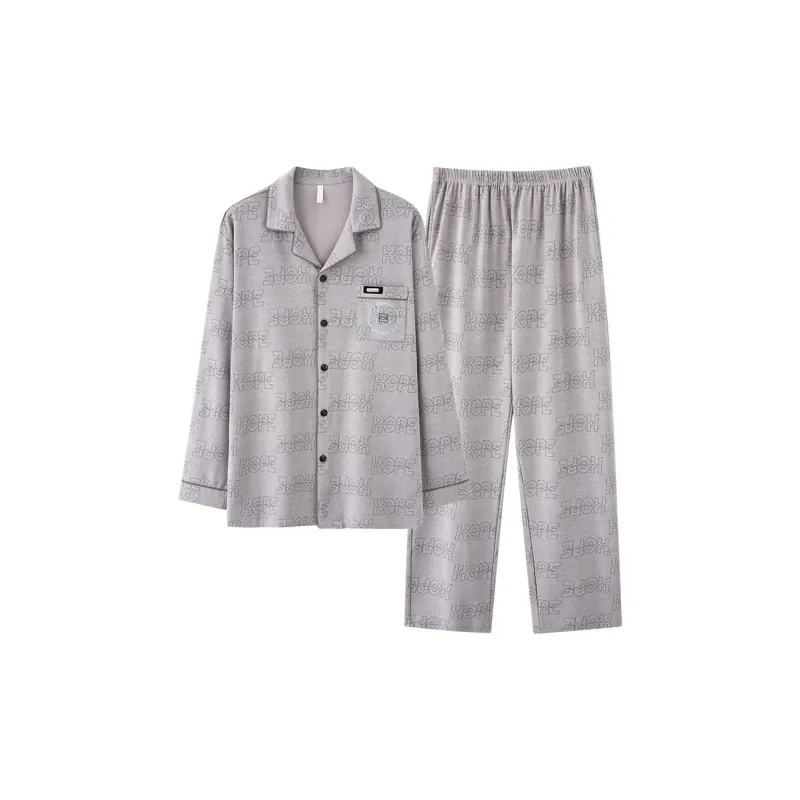 MIIOW Pajama Set Men's Tea Brown-0