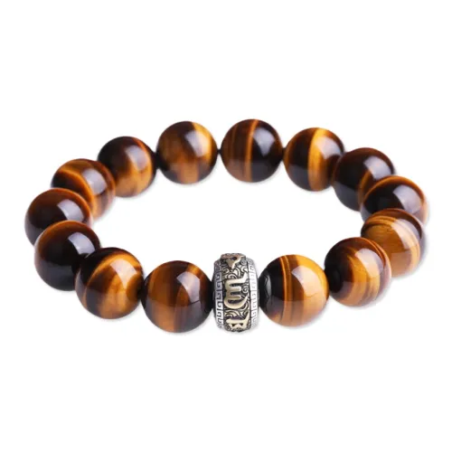 Yeon yun Jewelry Tiger's Eye Stone Bracelets Unisex