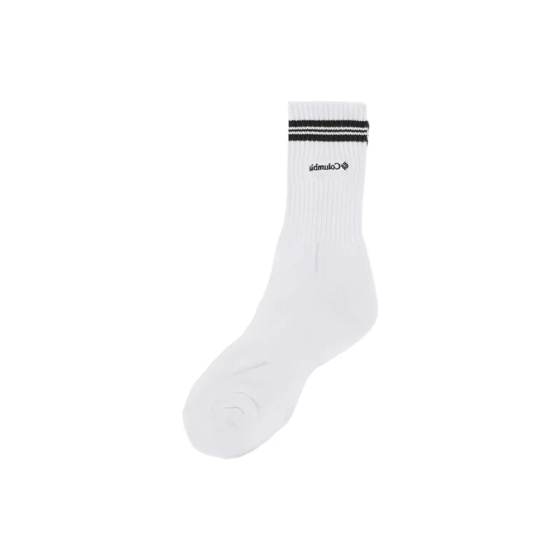 Columbia Common Qualireute™ Mid-Calf Socks Unisex 1 Pack White-0