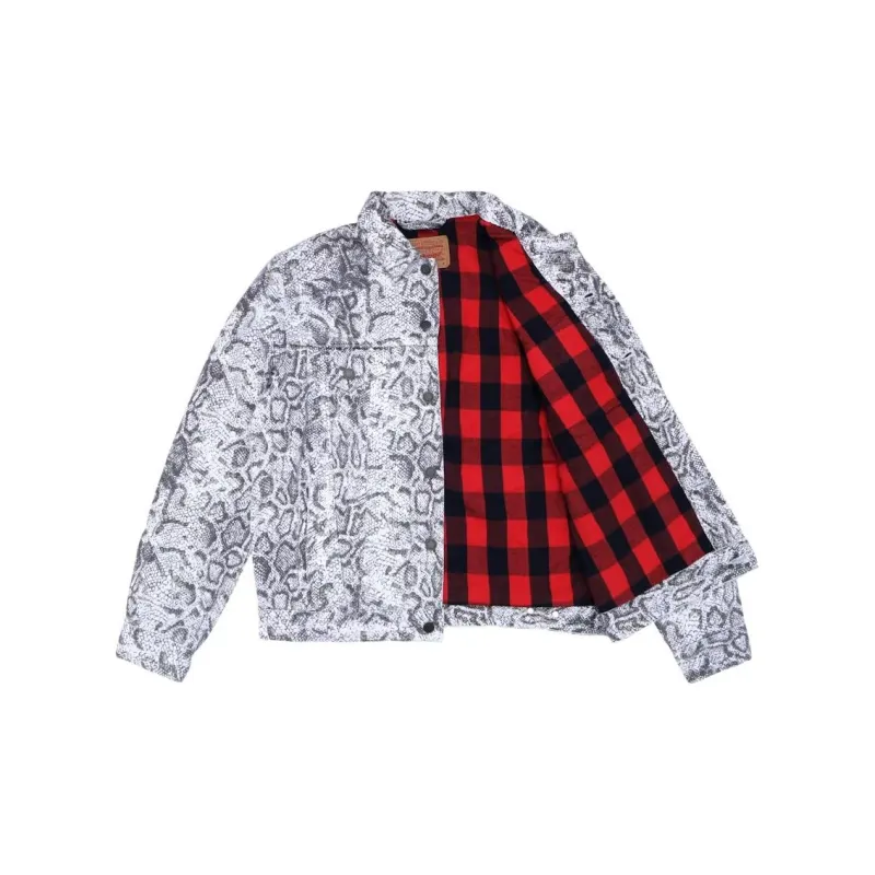 Supreme Levi's Snakeskin Trucker Jacket-1