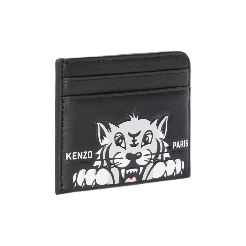 KENZO Varsity Leather Card Holder-0