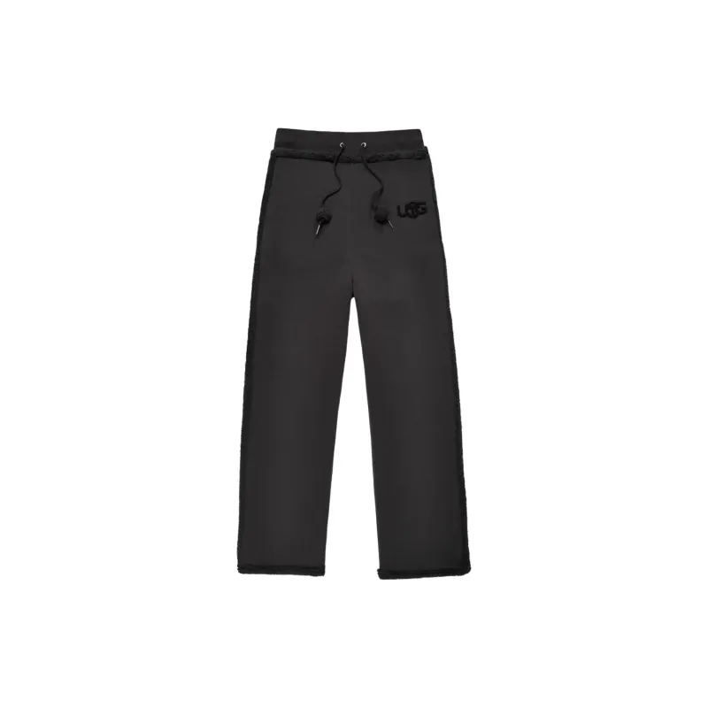 UGG Knitted Sports Pants Unisex Black-0
