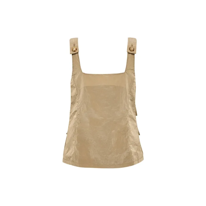 Lost In Echo Vest Women's Khaki-1