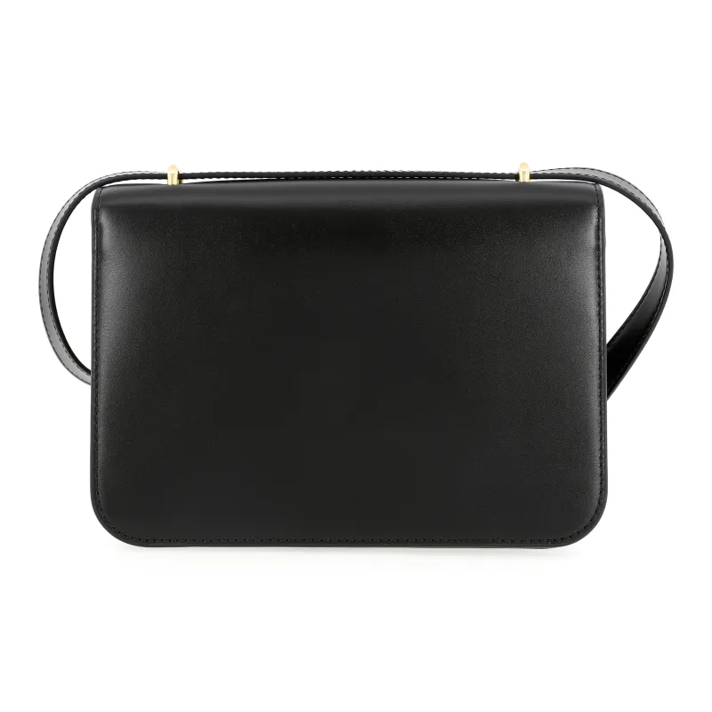 TORY BURCH Eleanor Cow Leather Shoulder Bag Crossbody Bag Medium Size Women's Black-2