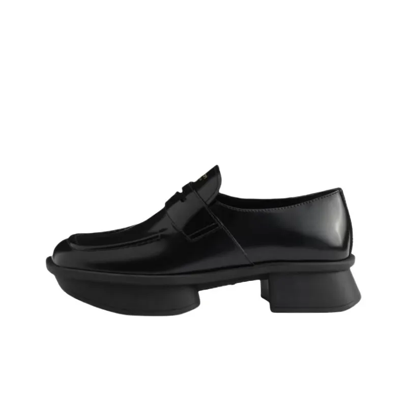PRADA Equal Loafers 4cm Women's Black-0