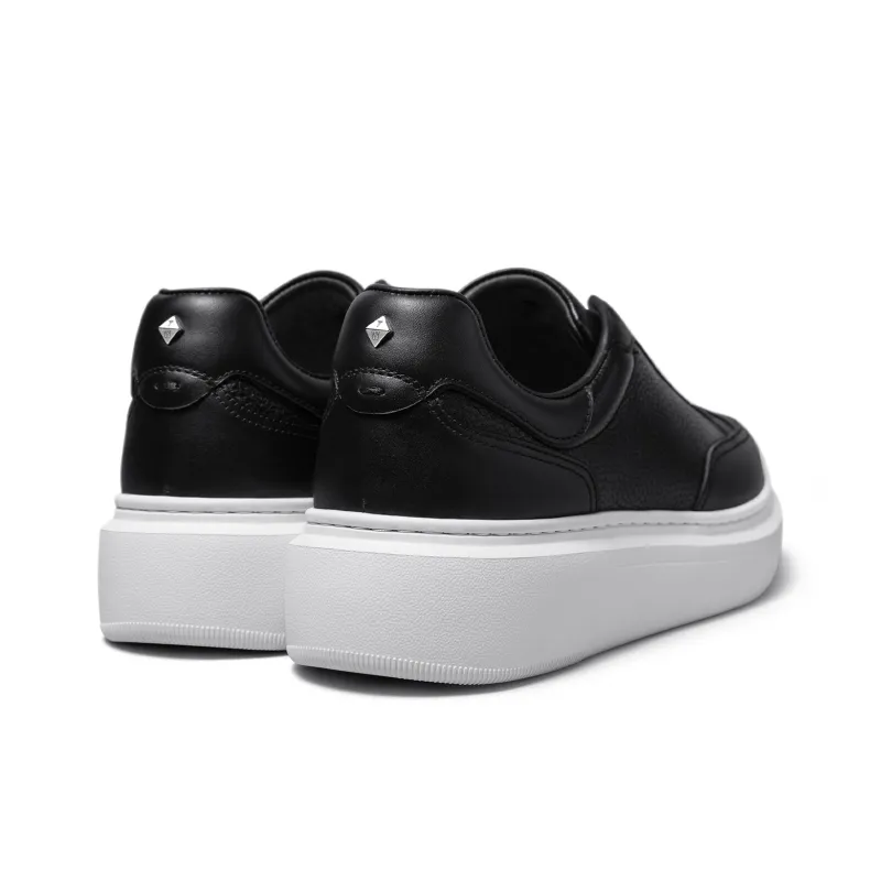THOM WILLS Trendy Versatile Trainer Sports Casual Shoes Low Top Skateboard Shoes Unisex Black-10
