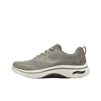 Skechers MEN'S GO WALK Wear resistant And Lightweight Low Top Casual Shoes Men's Taupe