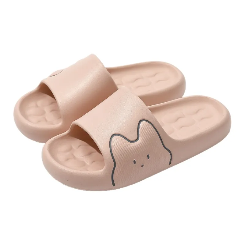Foot Recreation Men And Women's Slippers Summer Home Indoor Bathing Slip Resistant Slippers-8